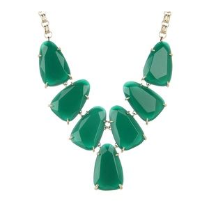 Kendra Scott green necklace